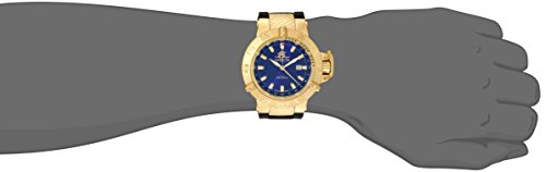 Invicta Subaqua Men's Quartz Watch with Blue Dial  Analogue display on Black Plastic Strap 1150