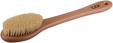 Luqx Bath Brush – Sauna brush massage brush with pure natural bristle – Cactus Fibre