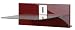 Produktbild Paneelserie Xeno-1 Bordeaux/Schwarzglas