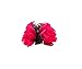 Mytoptrendz® Coral Pink Flower Hair Claw Large Clips For Ladies Flower Hair Accessories Clips(Coral pink)