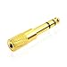 Produktbild LouiseEvel215 3,5 mm bis 6,35 mm Klinkenstecker Buchse auf Stecker Audio Converter Stereo Audio Kopfhörer Jack Adapter Konverter Anschluss