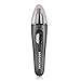 BROADCARE Portable Electric Nose Trimmer Shaver Personal Care Ear Hair Clipper Nose Hair Razor with Light for Men