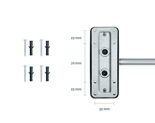 Sanwood Wandspiegel Bea Kosmetikspiegel Schminkspiegel satiniert, normale Ansicht + 5-fach Vergrößerung - 7