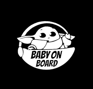 Baby on Board Cute Car Sticker