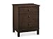 Bentley Designs Atlanta Dark Wood 3 Drawer Nightstand Bedside Chests