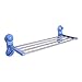Produktbild 67 cm saugnapf Bad handtuchhalter Halter lagerregal Regal bar 4 rods hängen handtuchhalter Rack schiene Regal Bad dq1611 / cd, blau (Color : Blue, Size : -)