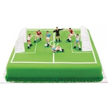 Decora 0816010 Set Calcio 9 Pezzi 7 Giocatori E 2 Porte Plastica