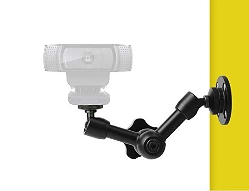 AYIZON Soporte de pared para cámara web Logitech Webcam Brio 4K, C925e, C922x, C922, C930e, C930, C920, C615-7 pulgadas de longitud