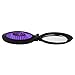 2 in 1 Mini Round Folding Hair Comb Massage Brush w/ Mirror Healthcare Scalp Massage Mirror Comb - Purple, As Described