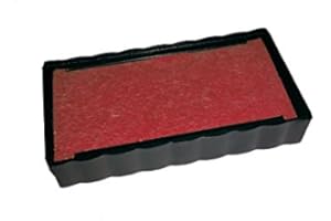 STAMP DESIGN 4U Traxx - Pack of 2 Rubber Stamp Replacement Inkpads for The Traxx 9011 in Red Ink 7/9011