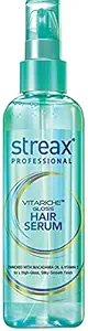 Streax Professional Vitariche Gloss Hair Serum For Women & Men | Enriched With Macademia Oil and Vitamin E | For Gorgeous & Shiny Hair | Helps In Everyday Styling | Adds Shine To Hair, 100 ml