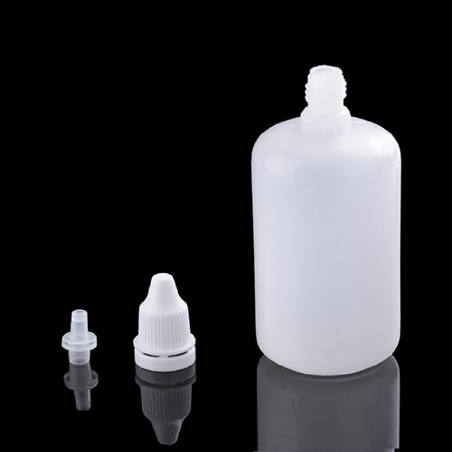 greencolourful®10Stk x100ml Plastik leere Flaschen Tropfflaschen Empty Plastic Squeezable Dropper Bottles Eye Liquid Dropper