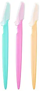Womens and Girls MAONHJIT Ebrow Razor,Face Facial Hair Remover,Eyebrow Trimmer Sharp Mini Shaver - (Pack of 3)