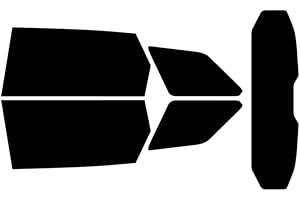 TINTCOM Pellicola Oscurante Vetri Auto Pre-Tagliata per-Peugeot 5008 5-Porte 2016-... Vetri Posteriori & Lunotto (35% Fumo Medio)