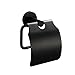 Produktbild Lucky Star Hohe Qualität Taschentuchhalter Schwarz Wandbehang 304 Edelstahl Papierhandtuchhalter Einzelhaken Toilettenpapierhalterung