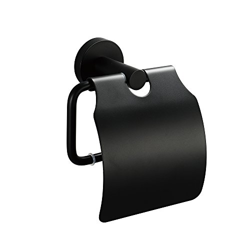 Preisvergleich Produktbild Lucky Star Hohe Qualität Taschentuchhalter Schwarz Wandbehang 304 Edelstahl Papierhandtuchhalter Einzelhaken Toilettenpapierhalterung