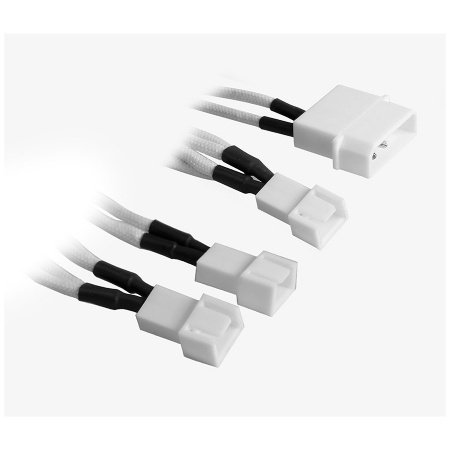 BitFenix Adapter (Molex zu 3x 3-Polig) 7V, 20 cm weiß/weiß - 4
