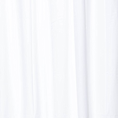 Weißer Duschvorhang PEVA | Badewanne Duschvorhang Anti-Schimmel PVC-frei & umweltfreundlich | Wannenvorhang 180×200 cm Badewannenvorhang weiß - 4