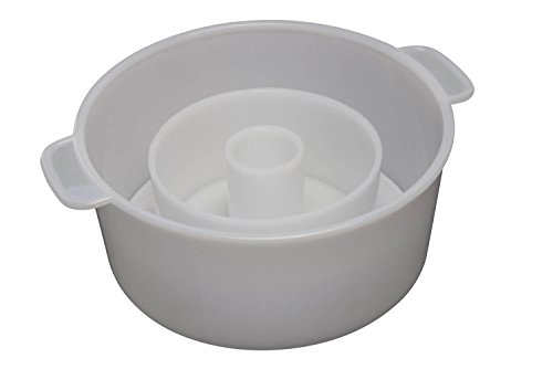 Hochwertige Käseform mit Druckzylinder | Für Käseleibe bis zu 1,2kg | D=150mm, Höhe=70mm | Stabil und dickwandig – Für Dauereinsatz geeignet (Käseform) - 2