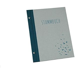Stammbuch A4 Handgebunden Vögel