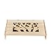 Produktbild Notebook-Display Erhöht Schreibtisch Lagerregal Erhöht Basis Holz Multifunktions Verstellbare Unterstützung (47x26x8cm) (Color : Wood color)