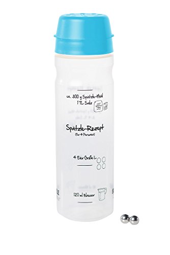 4-Portionen-Spätzle-Shaker in hellblau