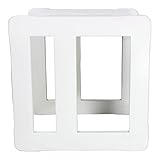 3 in 1 Children’s Furniture, One Small Multifunctional Chair or Table Beech Wood, White Stained - 5