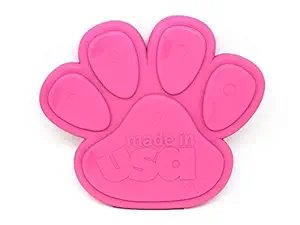 SodaPup Paw Print Ultra Durable Nylon Dog Chew Toy for Aggressive Chewers, Guaranteed Tough, Non-Toxic, Reduces Boredom and Problem Chewing, Large, Pink