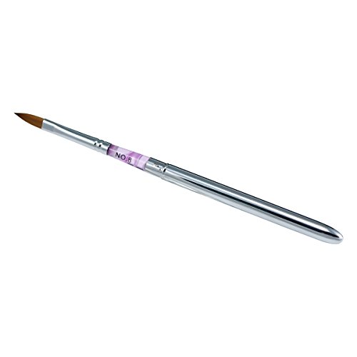 EZI Hideaway Round Acrylic Nail Brush No. 8 Brush Pen # 5502350