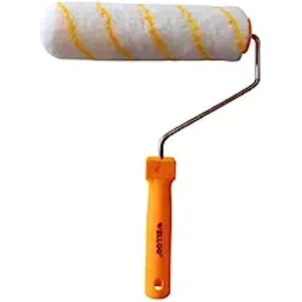 Brick Embossing Roller, 8 Inch Imitation Brick Pattern Embossing Cylinder Painting Roller With Rubber Handle, Household DIY Paint Roller Art Brush For Wall Decoration(White