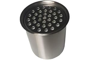 SHOPERAMA Bruciatore in acciaio inox da 0,45 l con lana di ceramica, bioetanolo, bruciatore da tavolo, variante: con contenitore da 450 ml
