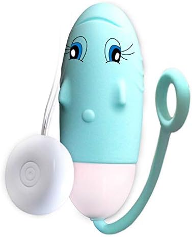 ��HINK Cute Vibes Vibrators, Wireless Silicone Remote Control 10-Frequency Powerful Vibration Waterproof Medical Silicone ABS Wearable Vibrator Sex Toys for Women Couples (Blue)