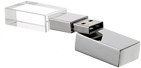 USB 2.0 8GB Memory Stick USB Flash Drive Flash Memory Drive USB Transparent Waterproof LED Flash Pen Drive