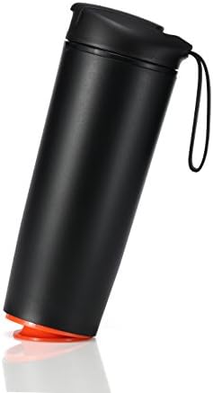 Chekue Travel Mug Tumbler Free Fall Over Thermos Insulated Coffee & tea Mug Suction Mug 540ml, Black