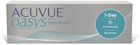 ACUVUE OASYS 1-Day con tecnologia HydraLuxe, Lenti a contatto giornaliere; Visione chiara e nitida e comfort elevato; Protezione UV;-11.50 diottrie; BC 9.0; DIA 14.30; 30 lenti