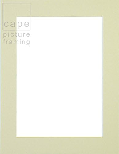 Picture Mounts, Pack of 1 (single), Choice of Size & Colour [16 x 12 to fit A4 or 12x8, Ivory/Cream]