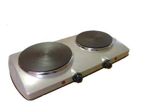 Doppelkochplatte 1500W + 1000W mit stufenlosen Temperaturreglern Doppelkochplatte 1500W + 1000W mit stufenlosen Temperaturreglern