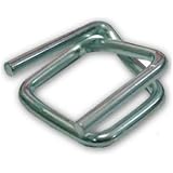 GALPADA 100 Stück Zaunklammern Edelstahl | Für Drahtzäune 4mm | Wetterfeste Metallclips