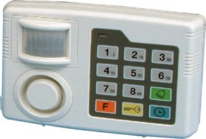 Preisvergleich Produktbild Sicherheitstastatur Alarmanlage für Tür, Haus, Garage, GartenHaus, Schuppen, Werkstatt, Wohnwagen, Wohnmobil mit Türklingel und PIR-Bewegungssensor