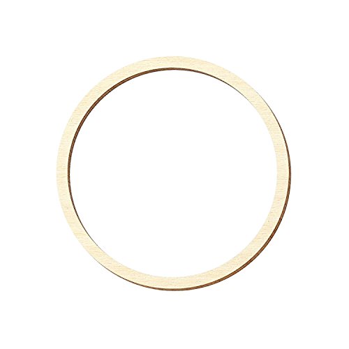 Sperrholz Loch/Ring-Scheiben, Holzscheiben, individuelle Zuschnitte, Innendurchmesser:39cm Innendurchmesser, Außendurchmesser:40cm Außendurchmesser - 3