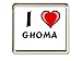 Produktbild Ich liebe Ghoma Kühlschrankmagnet (Vorname/Zuname/Spitzname)