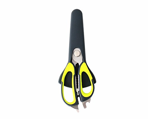 Joyoldelf Küchenschere / Heavy Duty Multifunktions schere / Haushaltsschere – Edelstahl Razor Sharp Mehrzweckschere mit Wellenschliff – Spülmaschinenfest - 2