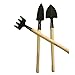 Produktbild Tree-on-Life 3 Stücke Multifunktionale Mini Pflanze Garten Gartengeräte Kit Schaufel Spaten Rechen Holzgriff Metall Kopf Garten Repair Tool