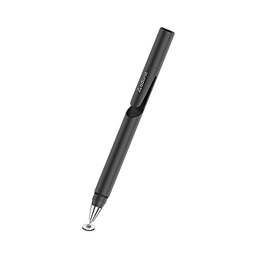Adonit Jot Mini 2.0 Metall Stylus für Apple iPad/iPhone/Tablet inkl. Dampening/Clip/Precision Disc schwarz