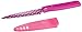 Produktbild KUHN RIKON 22440 Messer Colori Art CA Polka Dot Rüstmesser pink Gemüsemesser Edelstahl antihaftbeschichtet 19,5 cm m. Klingenschutz