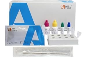 gef + medica - 20x Tampone Streptococco A - Test Faringeo per la Rilevazione dello Streptococco del Gruppo A | Facile ed Affidabile