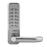 ♣ ¡Adecuado para puertas de oficina, puertas interiores, puertas de alquiler, puertas compuestas o en cualquier lugar donde las llaves no sean adecuadas!