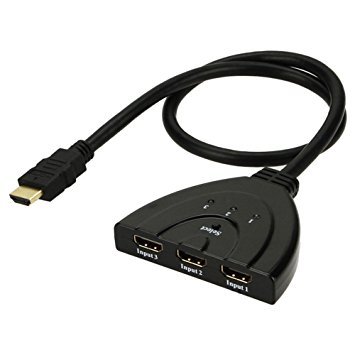 HDMI Switcher 3 Anschlüsse 1080P HDMI Schalter Selector vergoldet HD HUB SWITCH Anschluss für HDTV PC Projektor PS3 PS4 Xbox STB Marken Dragon Trading - 6