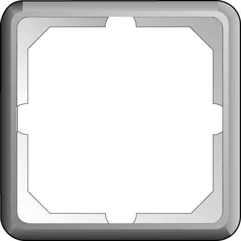 Preisvergleich Produktbild Elso Rahmen 1-fach Fab, anthrazitgrau, 2241031