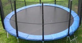 Trampolin PVC Federabdeckung, Randabdeckung, 5 m Durchmesser, ca. 27cm breit und 2cm dick, UV beständig